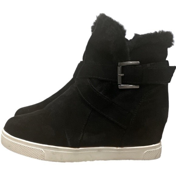 Steve Madden Girls J-Rockky Hidden Wedge Sneaker SZ 13 (little kid) EUC - Picture 1 of 5